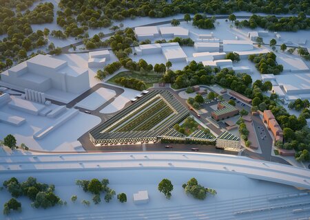 Realisierung Stellinger Moor - Neubau eines Busbetriebshofs für Elektrobusse der VHH
